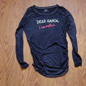 Long sleeve Maternity shirt